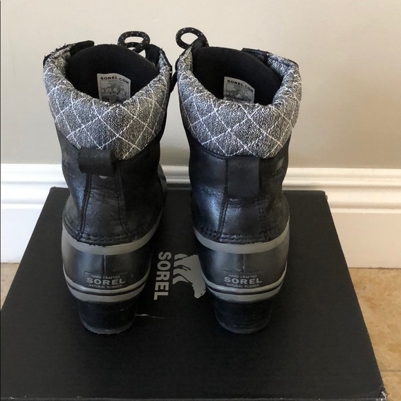 Sorel Slimpack II Lace Black, Quarry Boots - Picture 3 of 5